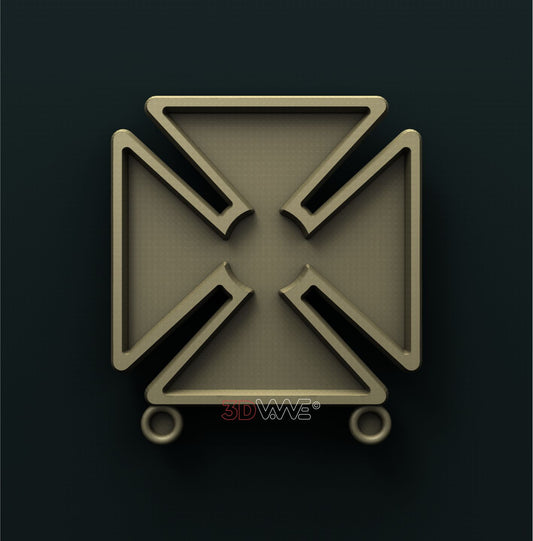 US ARMY MARKSMAN BADGE 3D STL 3DWave
