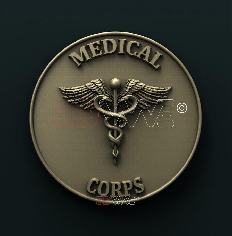 US ARMY MEDICAL CORPS 3D STL 3DWave