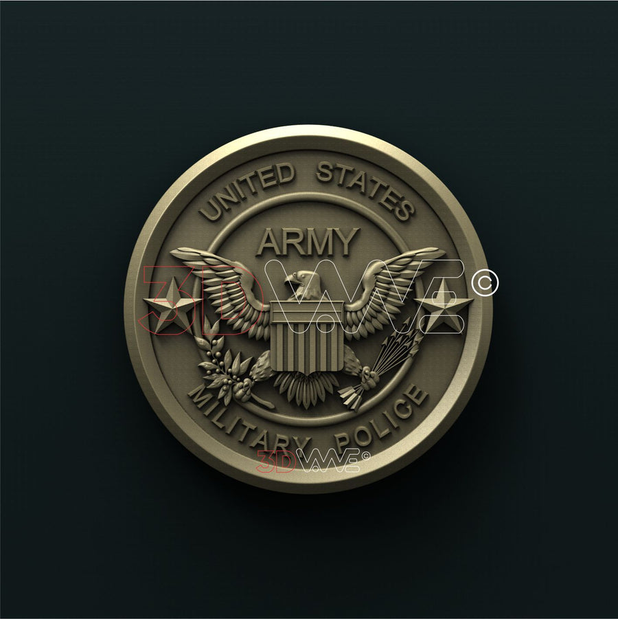 US ARMY MILITARY POLICE 3D STL 3DWave