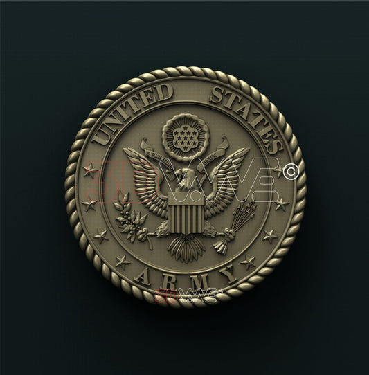 US ARMY SEAL 3D STL 3DWave