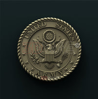 Thumbnail for US ARMY SEAL 3D STL 3DWave