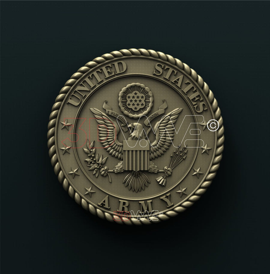 US ARMY SEAL 3D STL 3DWave
