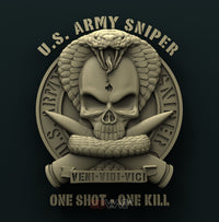 Thumbnail for US ARMY SNIPER 3D STL 3DWave