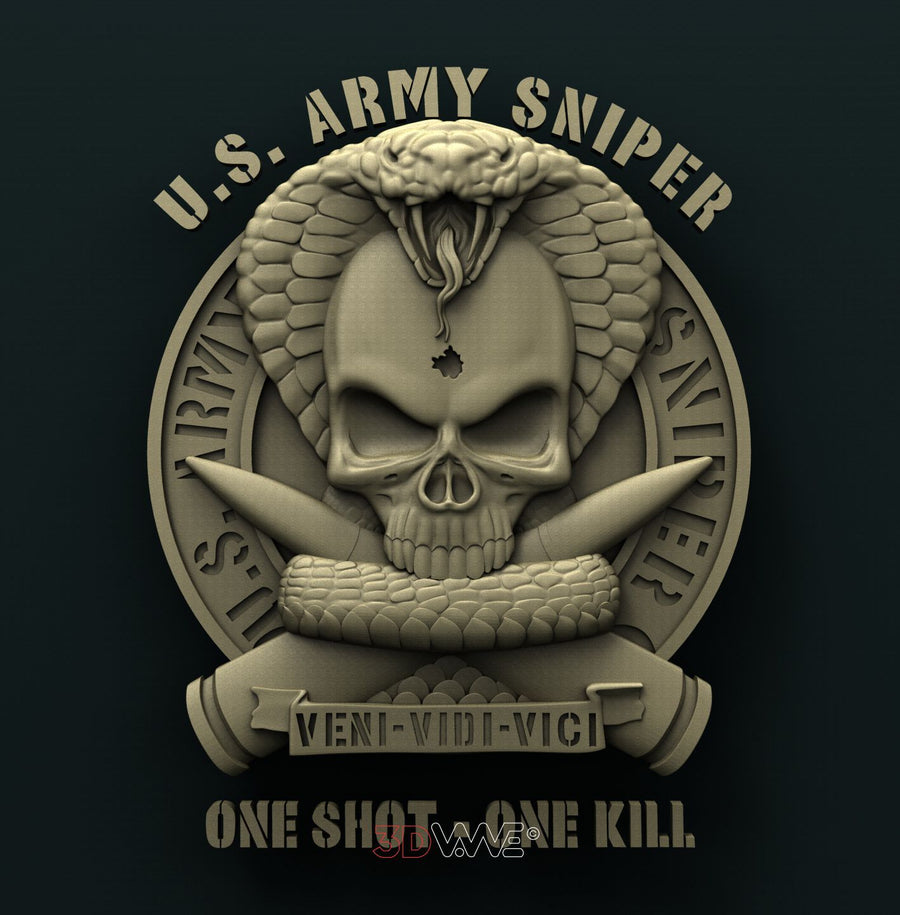 US ARMY SNIPER 3D STL 3DWave