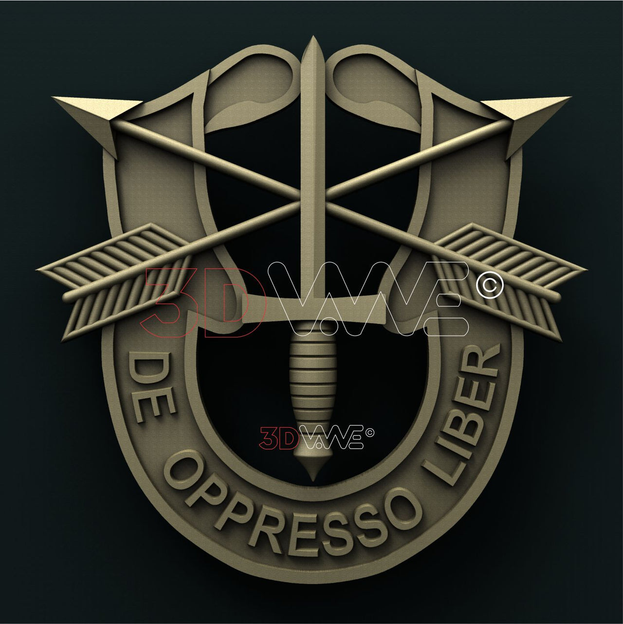 US ARMY SPECIAL FORCES 3D STL 3DWave