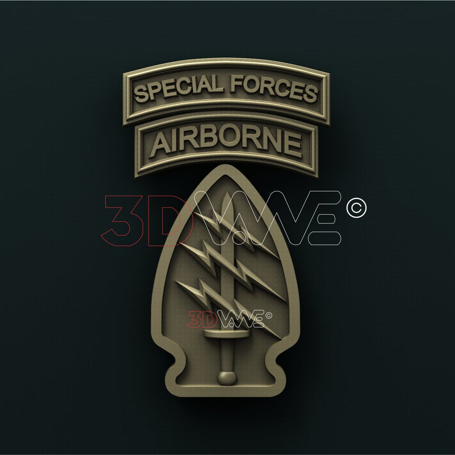 US ARMY SPECIAL FORCES 3D STL 3DWave