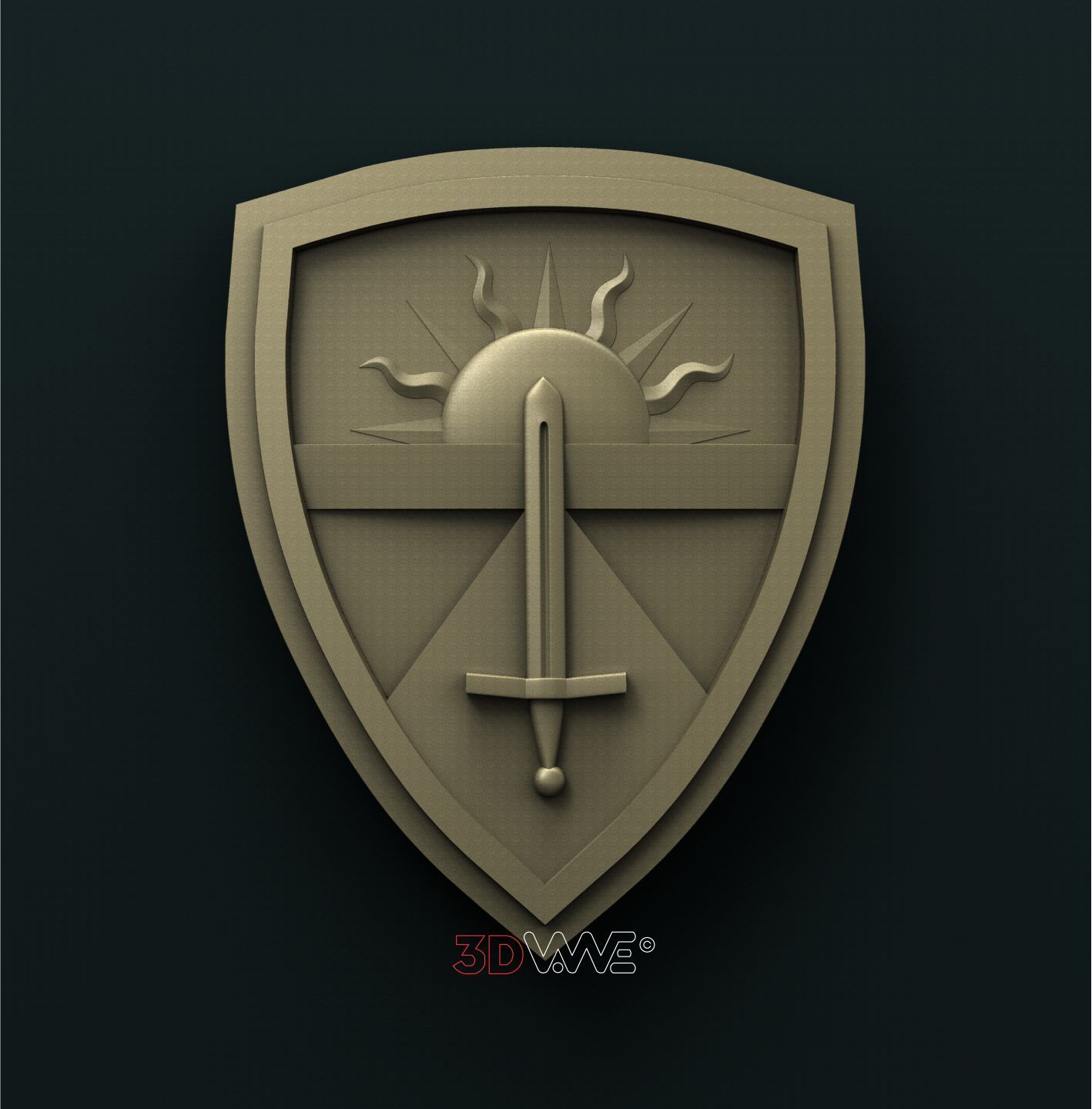 US ARMY TEST AND EVALUATION COMMAND SHOULDER SLEEVE INSIGNIA 3D STL 3DWave