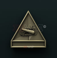 Thumbnail for US ARMY UNIT INSIGNIA (BLANK) 3D STL 3DWave