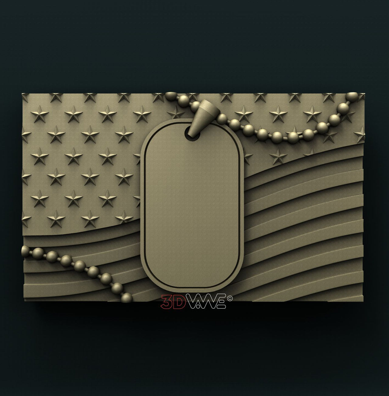 US ARMY VETERAN 3D STL 3DWave