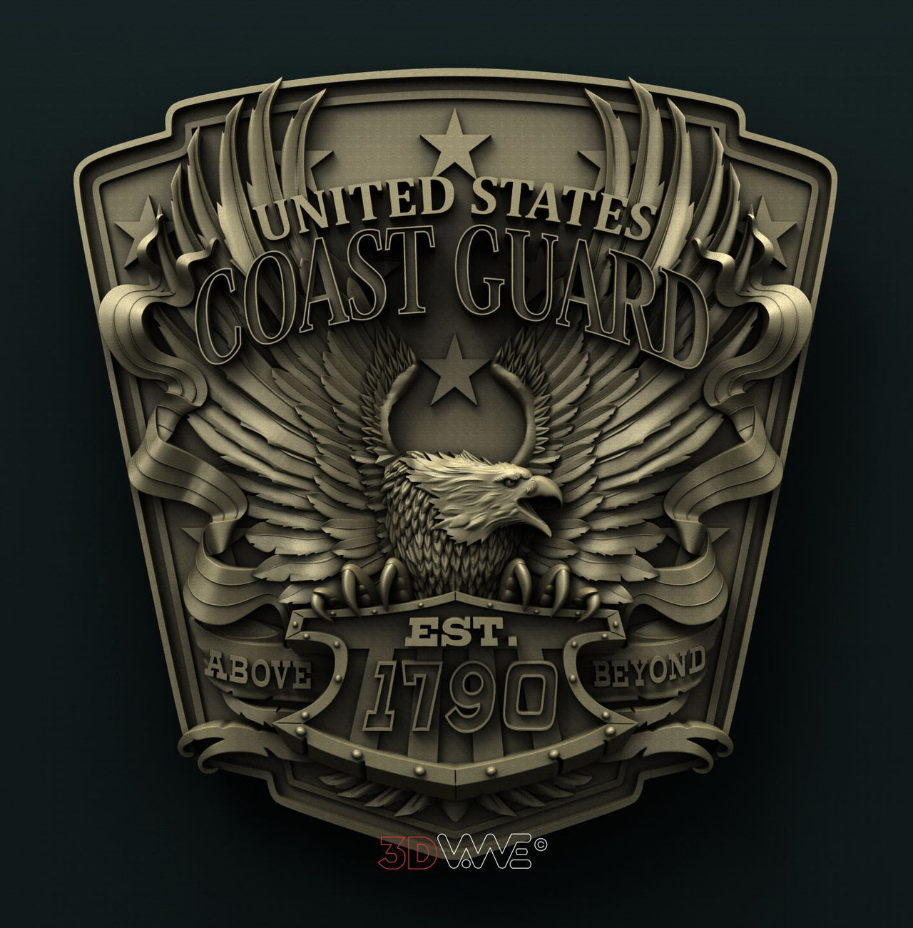 US COAST GUARD 3D STL 3DWave