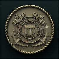 Thumbnail for US COAST GUARD SEAL 3D STL 3DWave