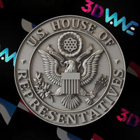 Thumbnail for US HOUSE OF REPRESENTATIVES SEAL 3d sttl - 3DWave.us