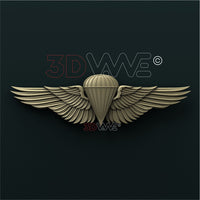Thumbnail for US MARINES AIRBORNE WINGS 3D STL 3DWave