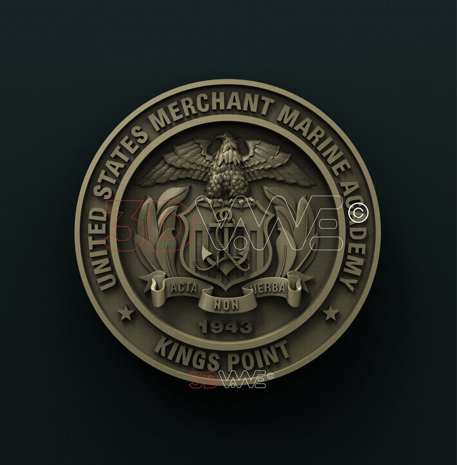 US MERCHANT MARINE ACADEMY 3D STL 3DWave
