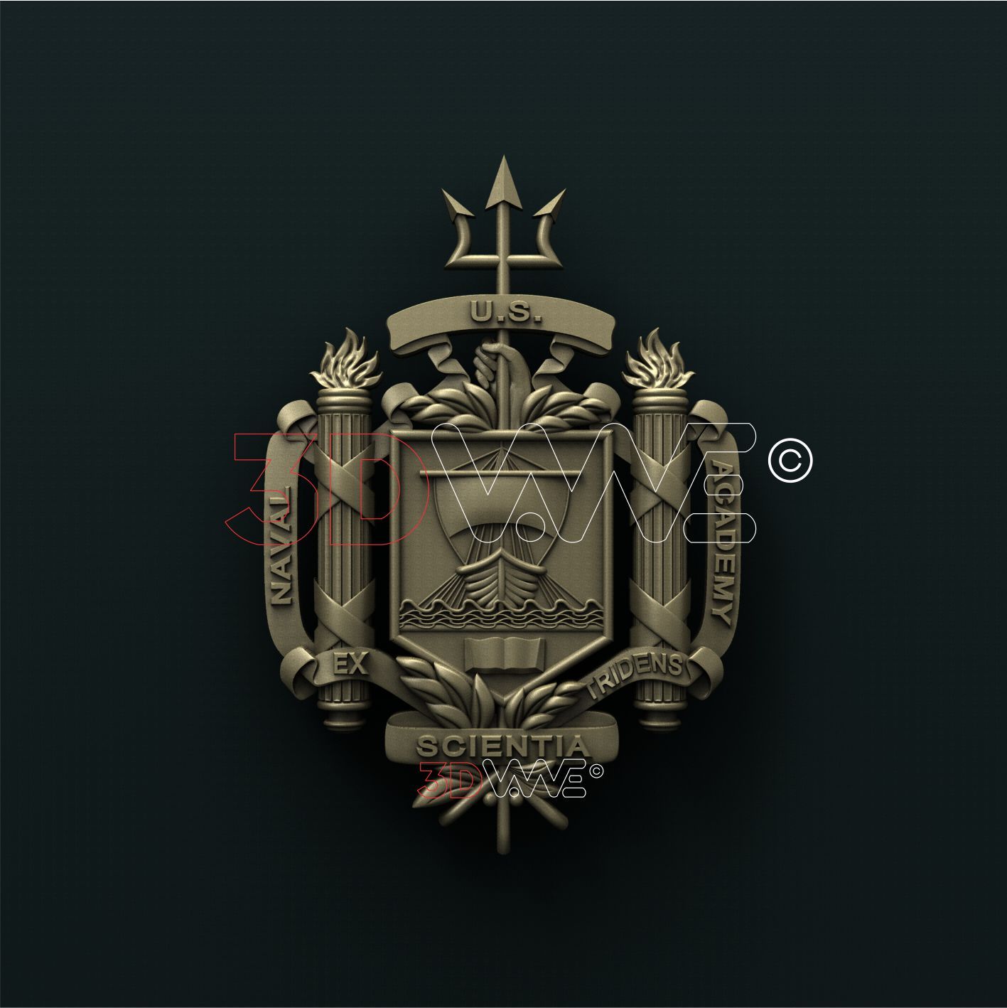 US NAVAL ACADEMY 3D STL 3DWave