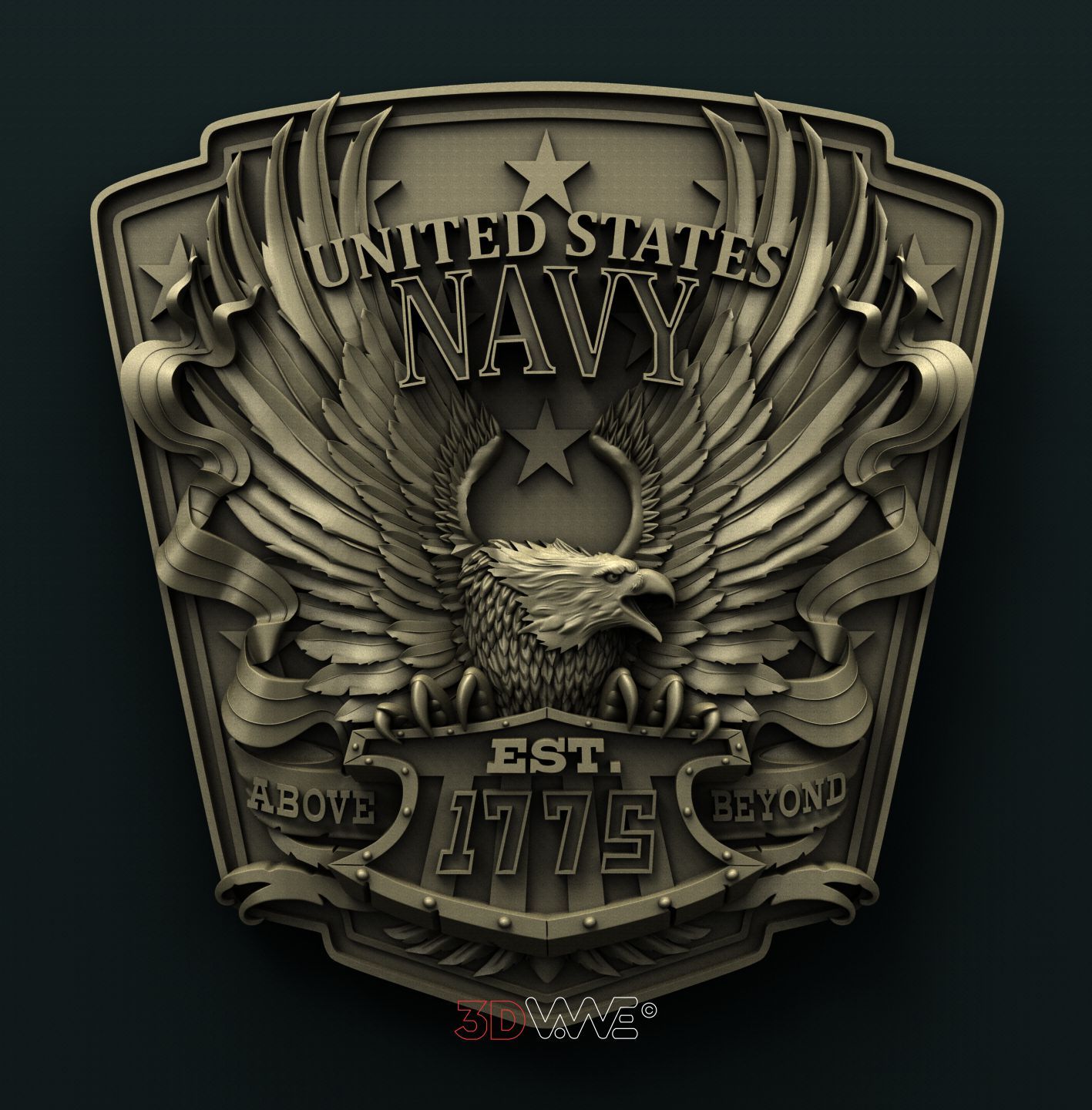 US NAVY 3D STL 3DWave