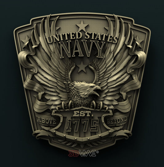 US NAVY 3D STL 3DWave