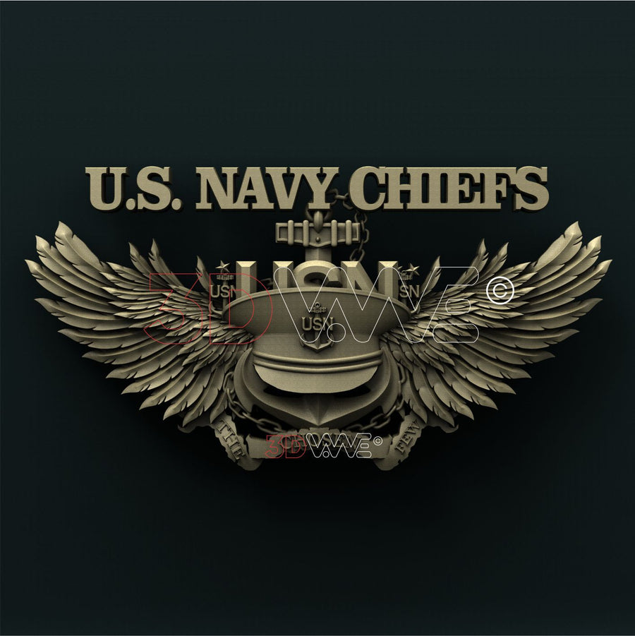 US NAVY CHIEFS 3D STL 3DWave