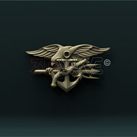 Thumbnail for US NAVY SEAL TRIDENT 3D STL 3DWave