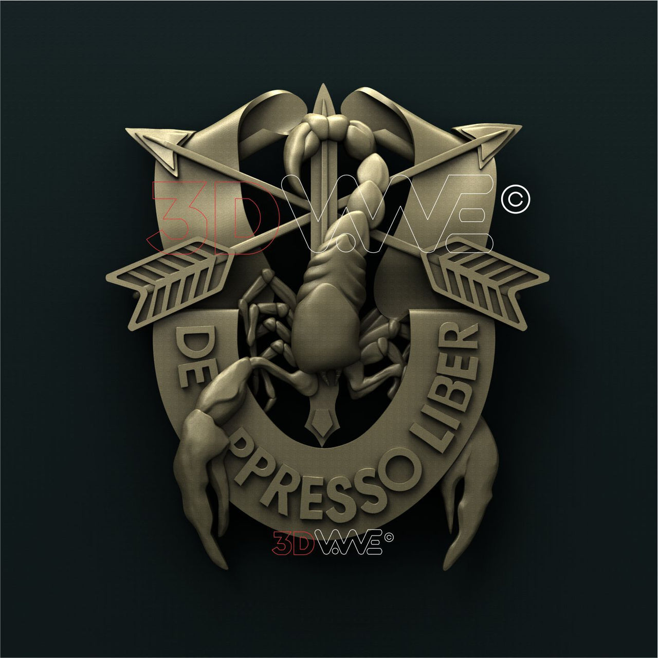 US SPECIAL FORCES, THE OPPRESSO LIBER 3D STL 3DWave