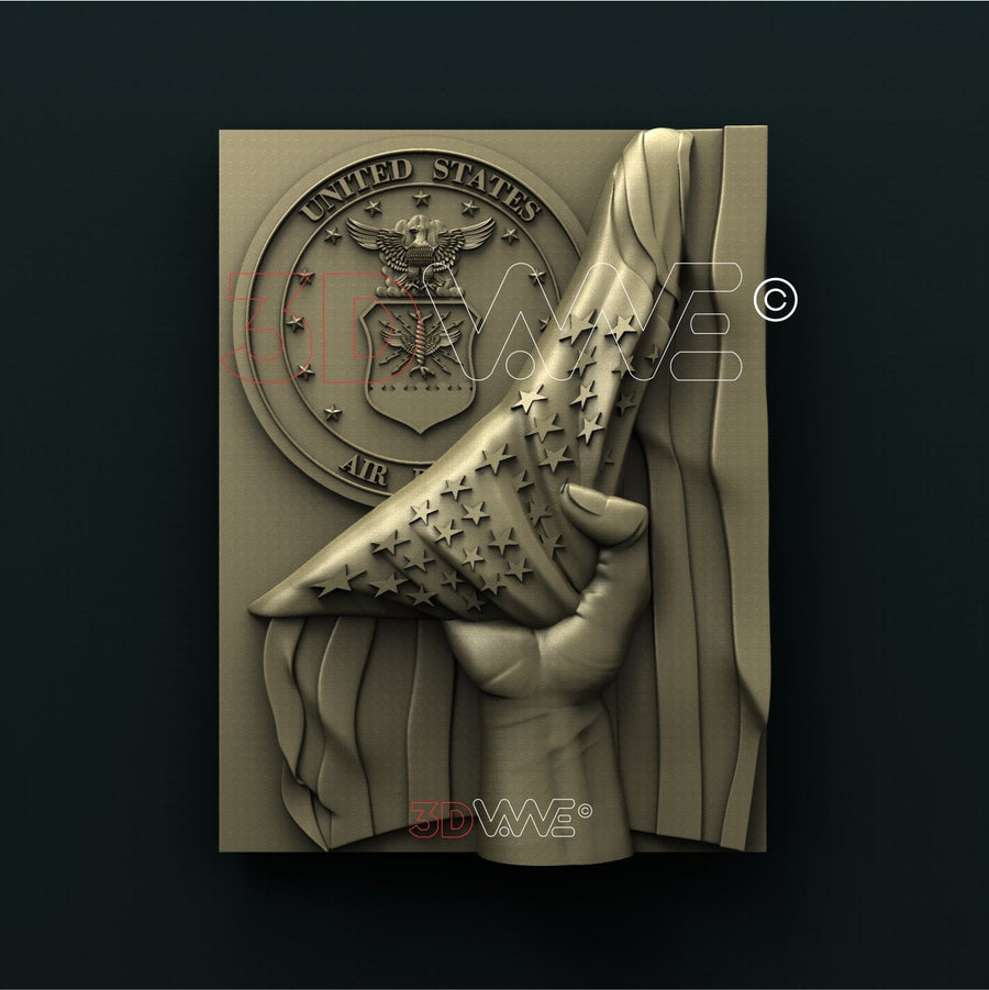 USA AIR FORCE 3D STL 3DWave