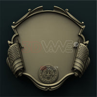 Thumbnail for USA ARMY PLAQUE 3D STL 3DWave