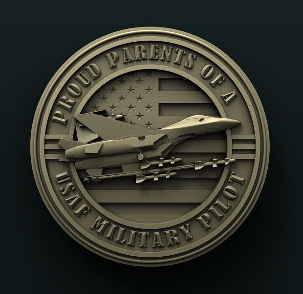 USA MILITARY PILOT 3D STL 3DWave