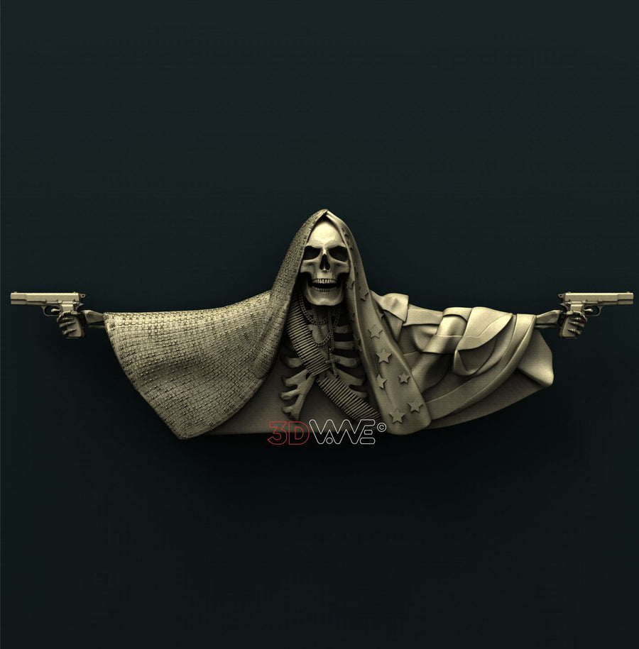 USA SKELETON 3D STL 3DWave