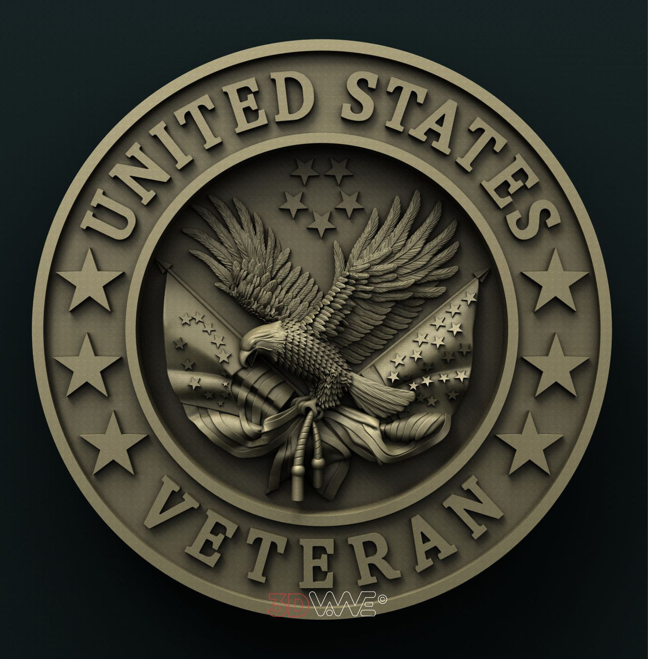 USA VETERAN 3D STL 3DWave