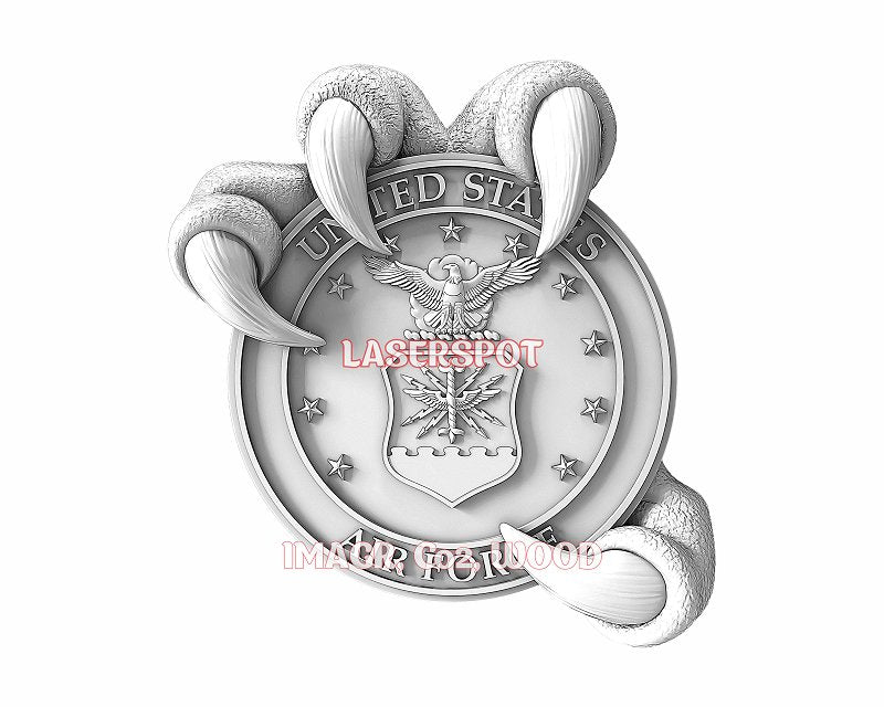 USAF 3d illusion & laser-ready files - 3DWave.us