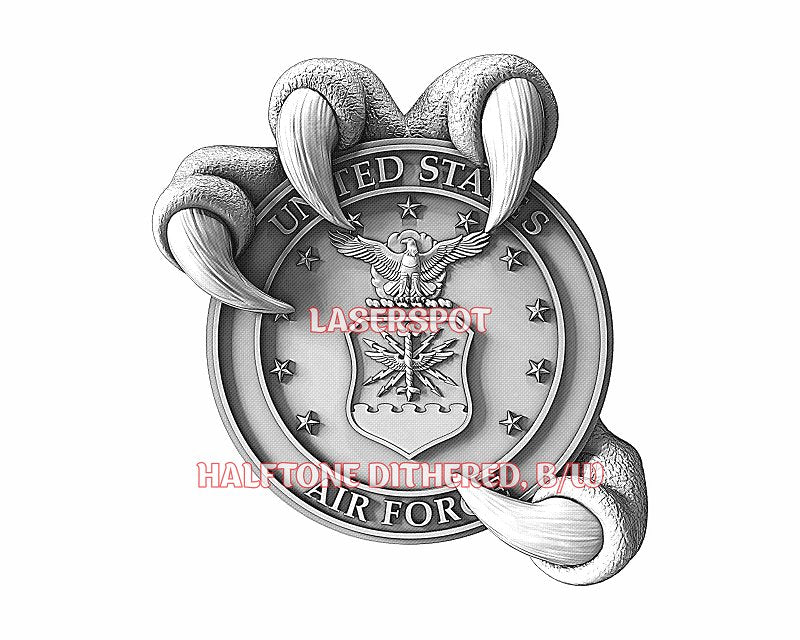 USAF 3d illusion & laser-ready files - 3DWave.us