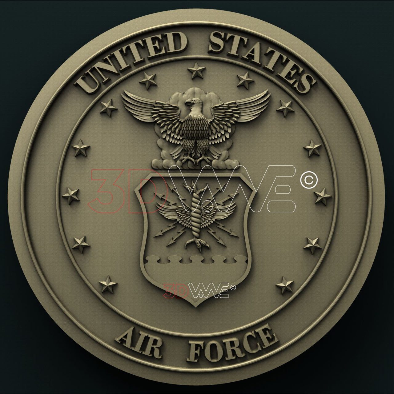 USAF SEAL 3D STL 3DWave