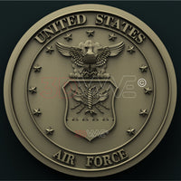 Thumbnail for USAF SEAL 3D STL 3DWave