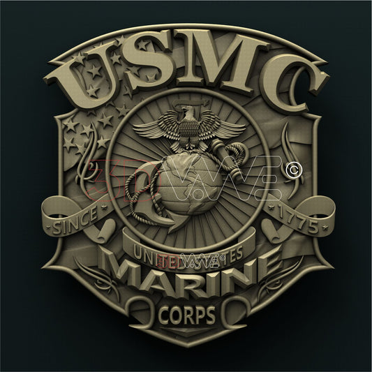 USMC 3D STL 3DWave