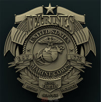 Thumbnail for USMC 3D STL 3DWave