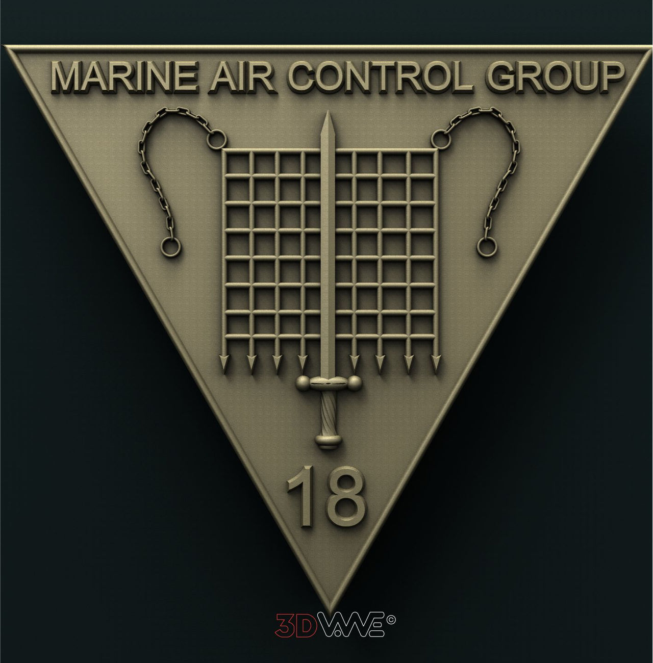 USMC AIR CONTROL GROUP 18 FUTENMA 3D STL 3DWave