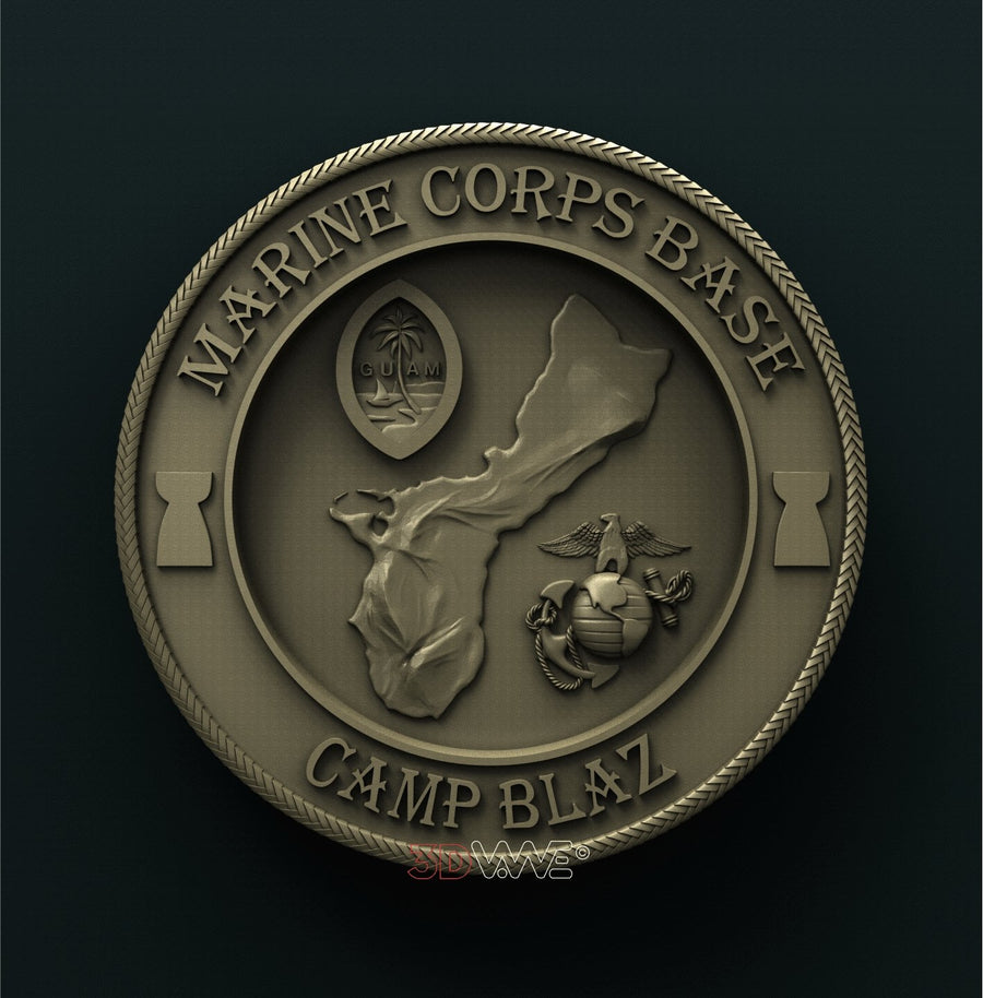 USMC BASE CAMP BLAZ 3D STL 3DWave