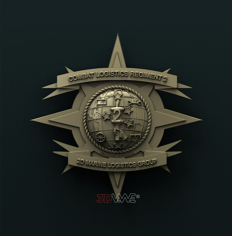 USMC COMBAT LOGISTICS REGIMENT 2 3D STL 3DWave