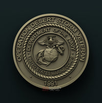 Thumbnail for USMC DESERT STORM VETERAN 3D STL 3DWave