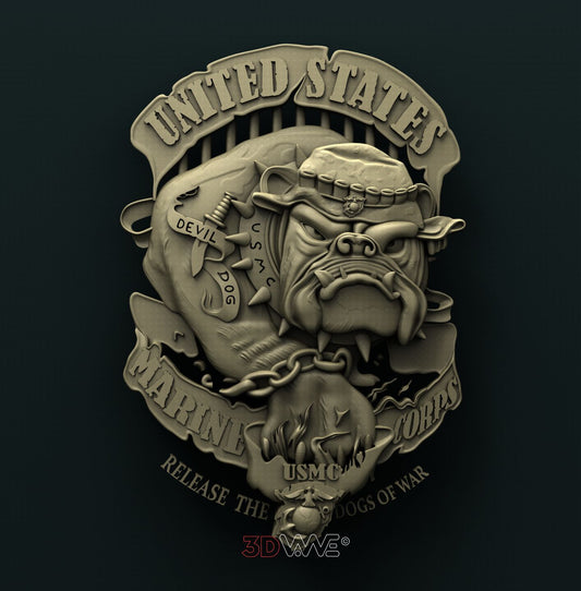 USMC DOF OF WAR 3D STL 3DWave