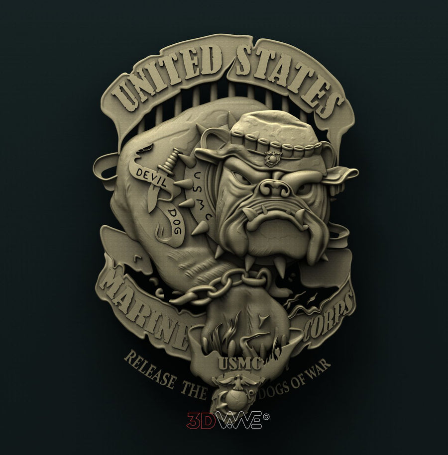 USMC DOF OF WAR 3D STL 3DWave