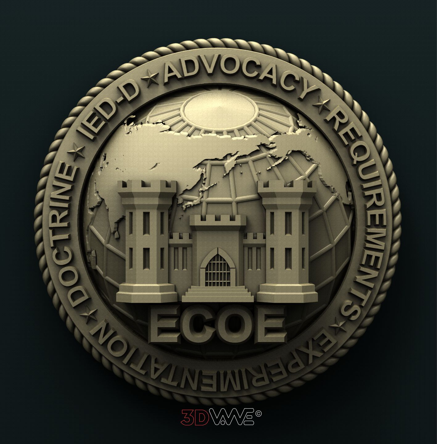 USMC ENGINEER CENTER OF EXCELLENCE (ECOE) 3D STL 3DWave