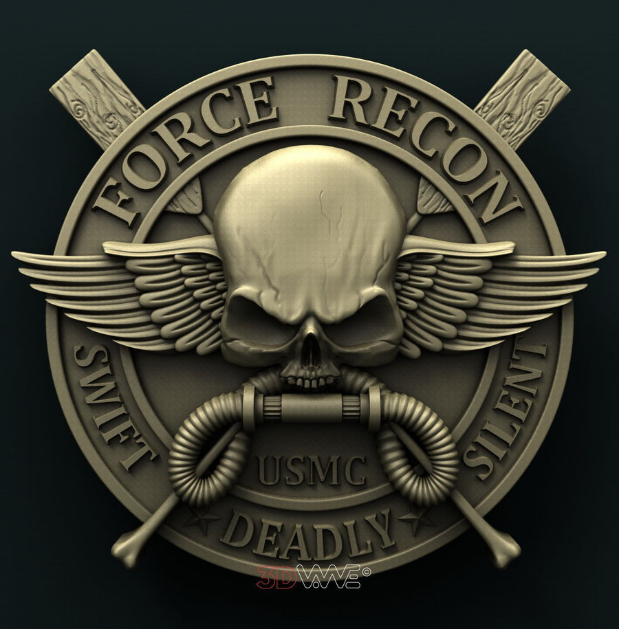 USMC FORCE RECON 3D STL 3DWave