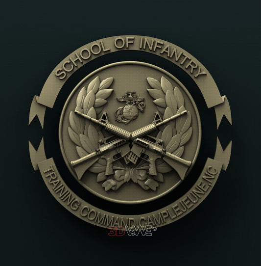 USMC SCHOOL OF INFANTRY 3D STL 3DWave