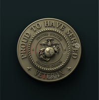 Thumbnail for USMC VETERAN 3D STL 3DWave