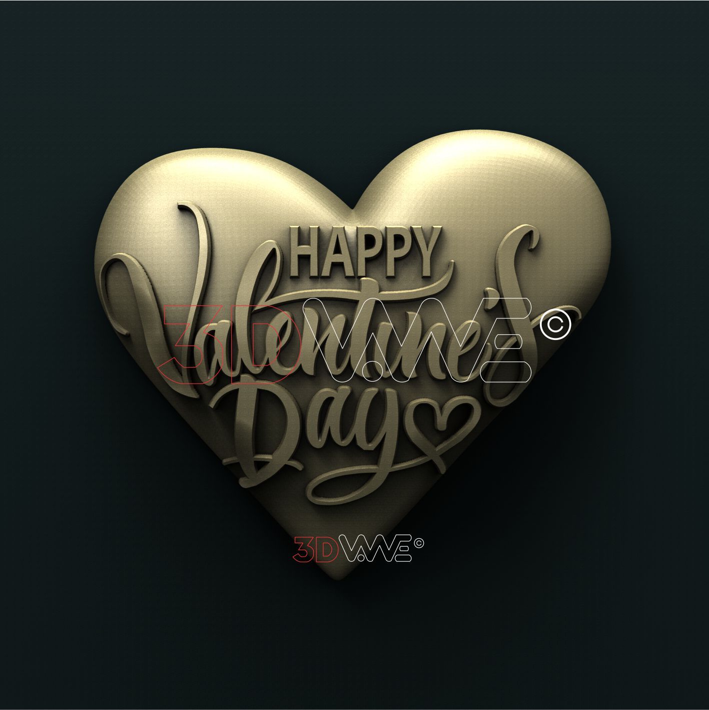 VALENTINE'S DAY 3D STL 3DWave