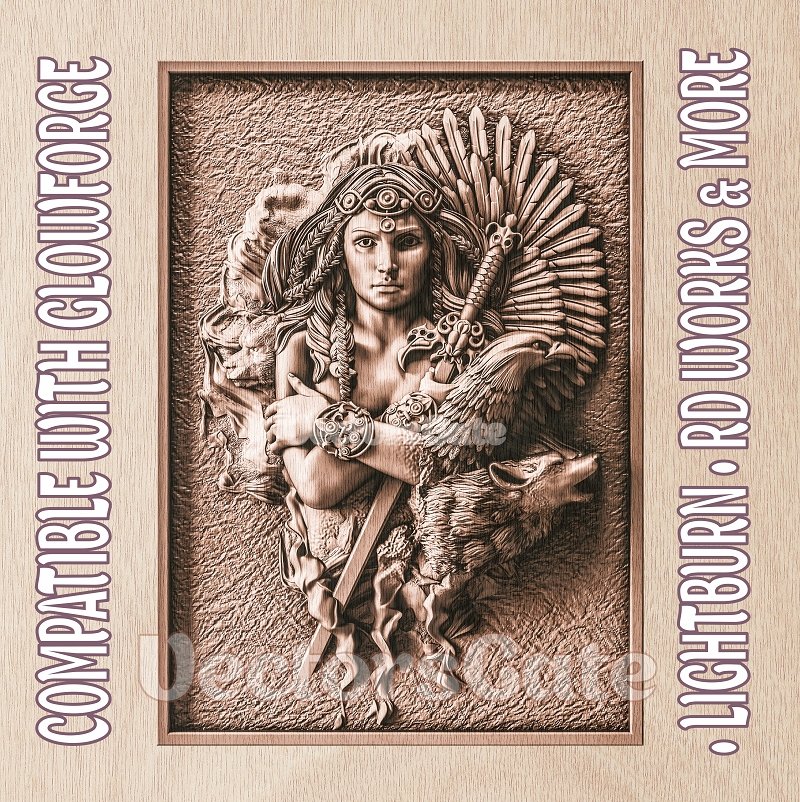 VALKYRIE 3d illusion & laser - ready file 3DWave.us