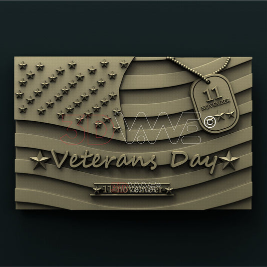 VETERAN'S DAY 3D STL 3DWave