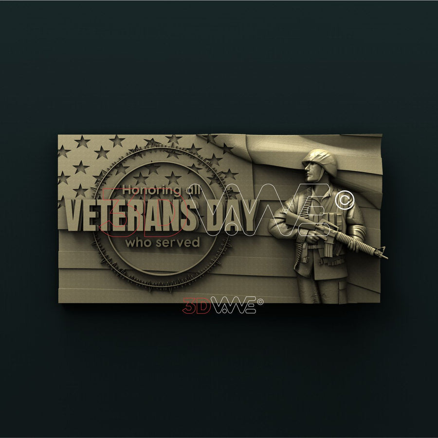 VETERANS DAY 3D STL 3DWave