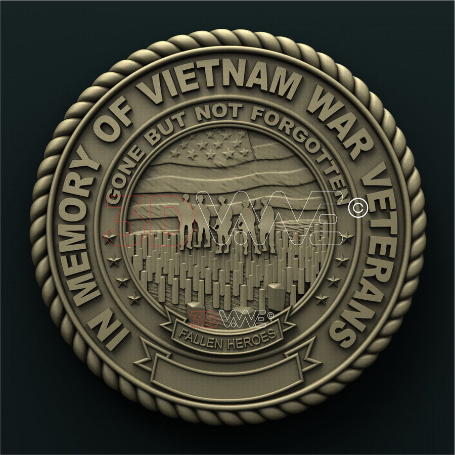 VIETNAM WAR VETERAN 3D STL 3DWave